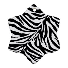 Zebra 1 Ornament (snowflake) by dressshop