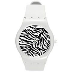 Zebra 1 Round Plastic Sport Watch (m) by dressshop