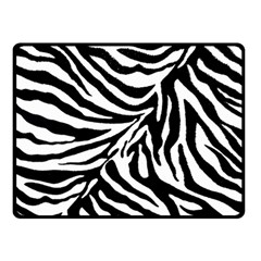 Zebra 1 Double Sided Fleece Blanket (small)  by dressshop