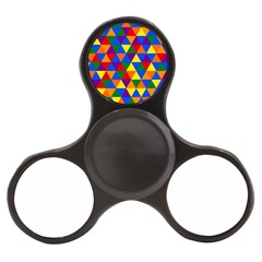 Gay Pride Alternating Rainbow Triangle Pattern Finger Spinner by VernenInk