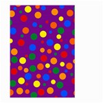 Gay Pride Rainbow Multicolor Dots Large Garden Flag (Two Sides) Front