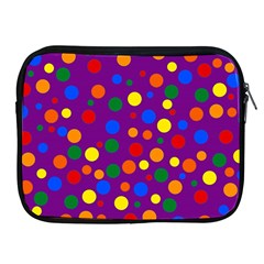 Gay Pride Rainbow Multicolor Dots Apple Ipad 2/3/4 Zipper Cases by VernenInk