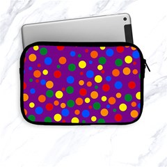 Gay Pride Rainbow Multicolor Dots Apple Ipad Mini Zipper Cases by VernenInk