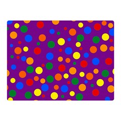 Gay Pride Rainbow Multicolor Dots Double Sided Flano Blanket (mini)  by VernenInk