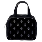 Creepy Skull Doll Motif Print Pattern Classic Handbag (Two Sides) Back