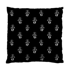 Creepy Skull Doll Motif Print Pattern Standard Cushion Case (one Side)