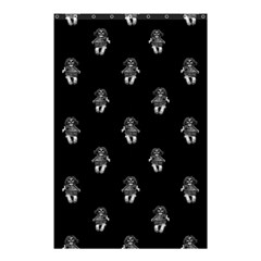 Creepy Skull Doll Motif Print Pattern Shower Curtain 48  X 72  (small)  by dflcprintsclothing