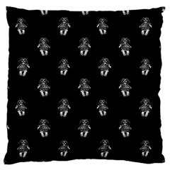 Creepy Skull Doll Motif Print Pattern Standard Flano Cushion Case (two Sides) by dflcprintsclothing