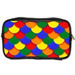 Gay Pride Scalloped Scale Pattern Toiletries Bag (One Side) Front