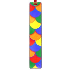 Gay Pride Scalloped Scale Pattern Large Book Marks by VernenInk