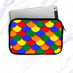 Gay Pride Scalloped Scale Pattern Apple Ipad Mini Zipper Cases by VernenInk