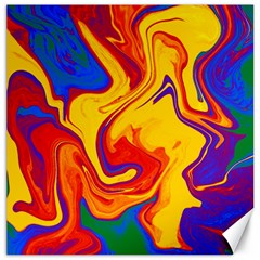 Gay Pride Swirled Colors Canvas 20  X 20  by VernenInk