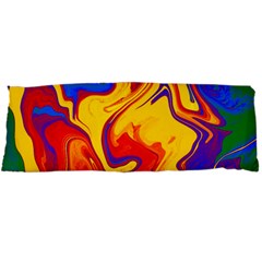 Gay Pride Swirled Colors Body Pillow Case Dakimakura (two Sides) by VernenInk