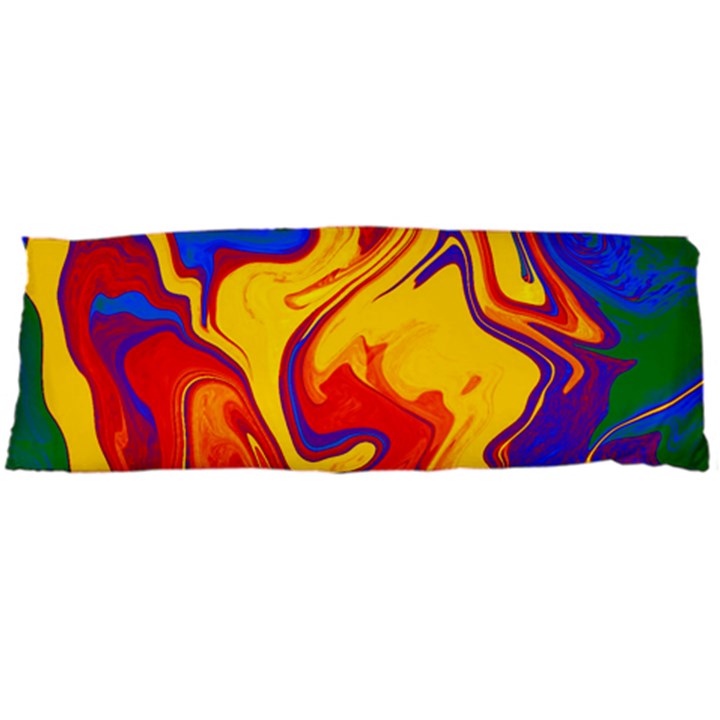 Gay Pride Swirled Colors Body Pillow Case Dakimakura (Two Sides)