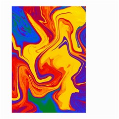 Gay Pride Swirled Colors Small Garden Flag (two Sides) by VernenInk