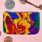 Gay Pride Swirled Colors Large Coin Purse Front