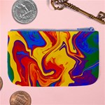 Gay Pride Swirled Colors Large Coin Purse Back