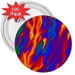 Gay Pride Abstract Smokey Shapes 3  Buttons (100 pack)  Front