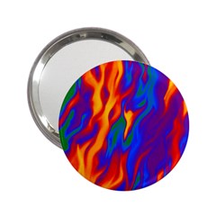 Gay Pride Abstract Smokey Shapes 2 25  Handbag Mirrors