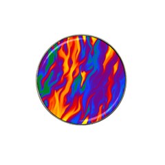 Gay Pride Abstract Smokey Shapes Hat Clip Ball Marker (10 Pack) by VernenInk