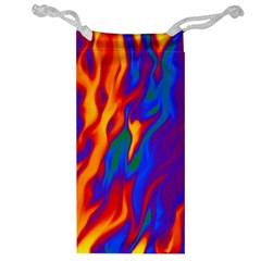 Gay Pride Abstract Smokey Shapes Jewelry Bag by VernenInk