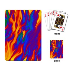 Gay Pride Abstract Smokey Shapes Playing Cards Single Design (rectangle)