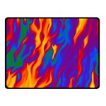 Gay Pride Abstract Smokey Shapes Fleece Blanket (Small) 50 x40  Blanket Front