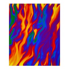 Gay Pride Abstract Smokey Shapes Shower Curtain 60  X 72  (medium) 