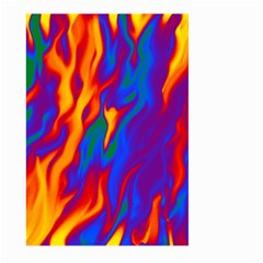 Gay Pride Abstract Smokey Shapes Large Garden Flag (two Sides) by VernenInk