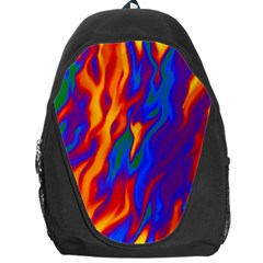 Gay Pride Abstract Smokey Shapes Backpack Bag by VernenInk