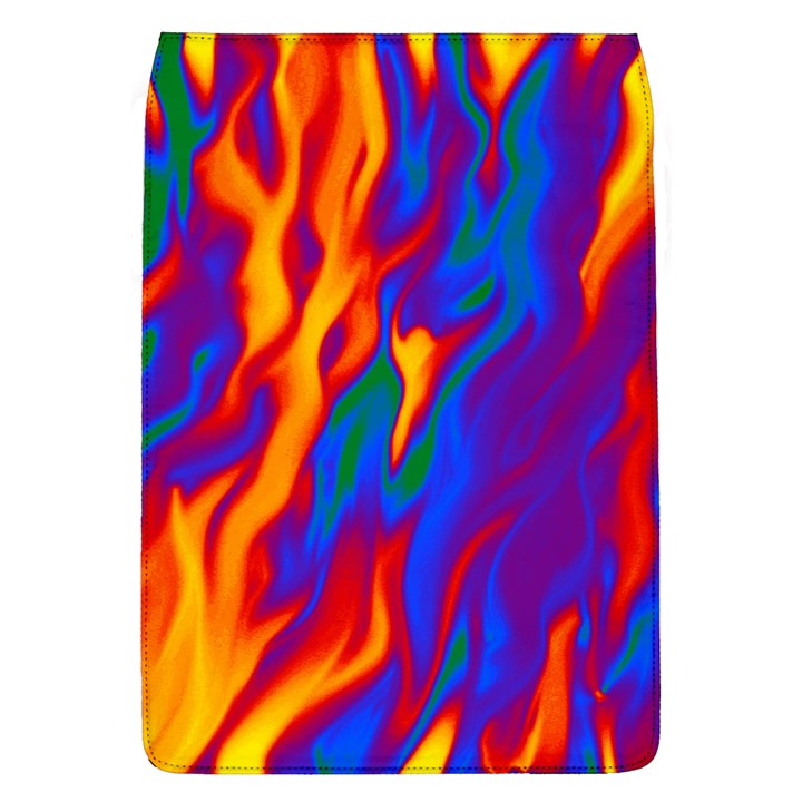 Gay Pride Abstract Smokey Shapes Removable Flap Cover (L)