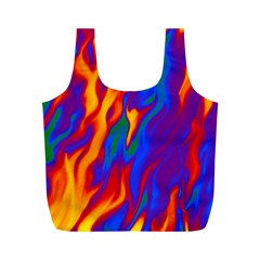 Gay Pride Abstract Smokey Shapes Full Print Recycle Bag (m) by VernenInk