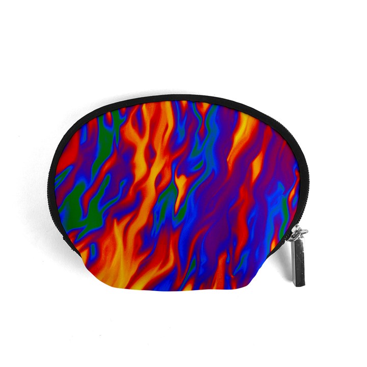 Gay Pride Abstract Smokey Shapes Accessory Pouch (Small)