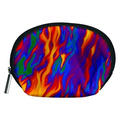 Gay Pride Abstract Smokey Shapes Accessory Pouch (medium)