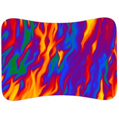 Gay Pride Abstract Smokey Shapes Velour Seat Head Rest Cushion