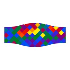 Gay Pride Diagonal Pixels Design Stretchable Headband by VernenInk