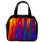 Gay Pride Rainbow Vertical Paint Strokes Classic Handbag (One Side) Front