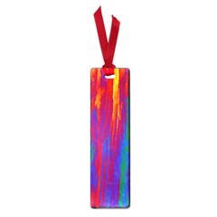 Gay Pride Rainbow Vertical Paint Strokes Small Book Marks