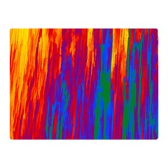 Gay Pride Rainbow Vertical Paint Strokes Double Sided Flano Blanket (mini)  by VernenInk