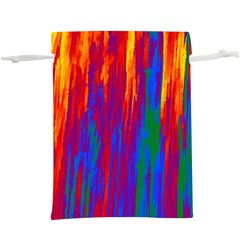 Gay Pride Rainbow Vertical Paint Strokes  Lightweight Drawstring Pouch (xl) by VernenInk