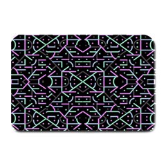 Lines And Dots Motif Geometric Seamless Pattern Plate Mats by dflcprintsclothing