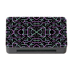 Lines And Dots Motif Geometric Seamless Pattern Memory Card Reader With Cf by dflcprintsclothing