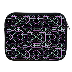 Lines And Dots Motif Geometric Seamless Pattern Apple Ipad 2/3/4 Zipper Cases by dflcprintsclothing