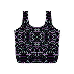 Lines And Dots Motif Geometric Seamless Pattern Full Print Recycle Bag (s) by dflcprintsclothing