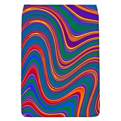 Gay Pride Rainbow Wavy Thin Layered Stripes Removable Flap Cover (s) by VernenInk