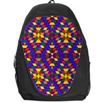 Gay Pride Geometric Diamond Pattern Backpack Bag Front