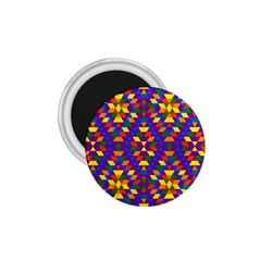 Gay Pride Geometric Diamond Pattern 1 75  Magnets by VernenInk