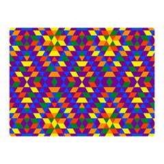 Gay Pride Geometric Diamond Pattern Double Sided Flano Blanket (mini)  by VernenInk