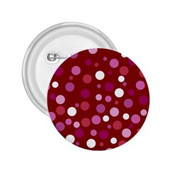 Lesbian Pride Flag Scattered Polka Dots 2.25  Buttons