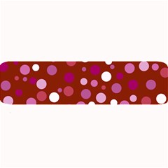 Lesbian Pride Flag Scattered Polka Dots Large Bar Mats